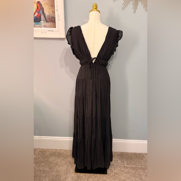 HYFVE Black Ruffled Maxi Dress - Picture 2 of 9